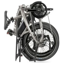 Tern Vektron Q9 - 20 Inches City Folding E-Bike - 2023 - Satin Metallic Silver/silver -E-Bike World Shop 02120822 tern vektron q9 met 1065165