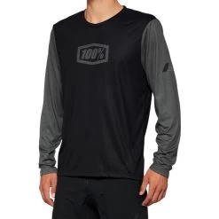 100% Airmatic Long Sleeve Jersey - Black