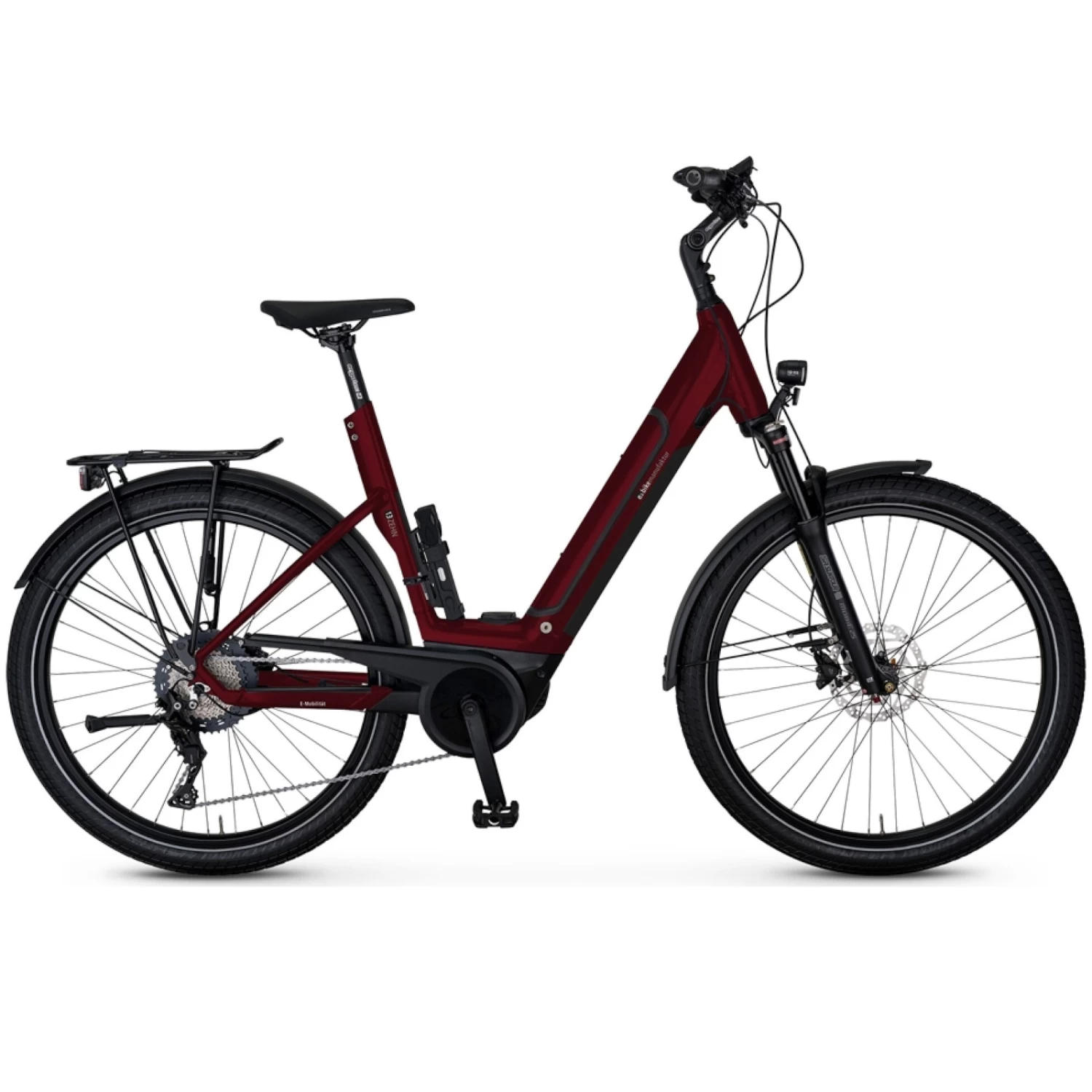 E-bike Manufaktur 13ZEHN Wave - Easy Entry E-Bike - 2022 - Red Matt 3 E-bike Manufaktur 13ZEHN Wave - Easy Entry E-Bike - 2022 - Red Matt