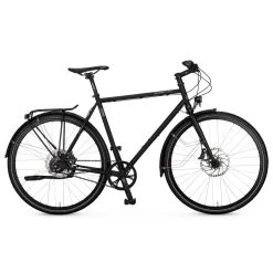 Vsf Fahrradmanufaktur T-900 Disc Rohloff - Men Trekking Bike With Belt Drive - 2023 - Ebony Matt