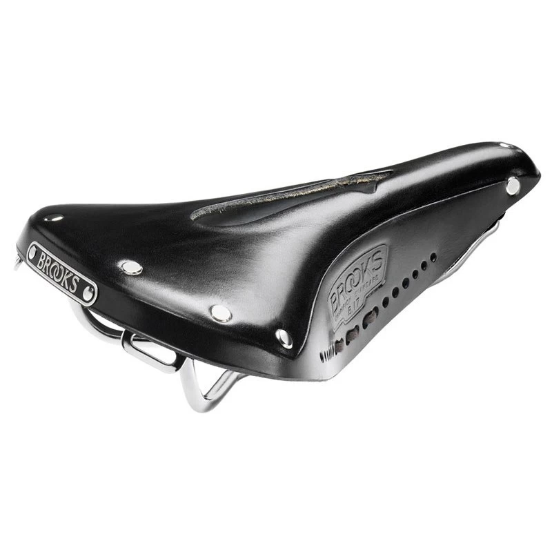 BROOKS ENGLAND Brooks B17 Carved Bend Leather Saddle - Black 3 BROOKS ENGLAND Brooks B17 Carved Bend Leather Saddle - Black