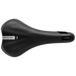 Sportourer X Race Gel Hi-Viz Saddle - Black
