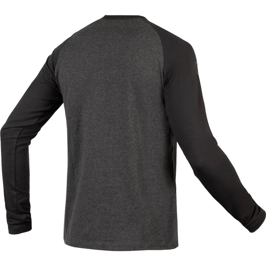 Endura One Clan Raglan Longsleeve Shirt - Grey 4 Endura One Clan Raglan Longsleeve Shirt - Grey - Image 2