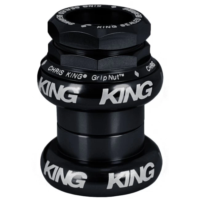 Chris-king Chris King GripNut 1 1/8 Inch Headset - EC34/28,6-26tpi | EC34/30 - Classic Logo Print 3 Chris-king Chris King GripNut 1 1/8 Inch Headset - EC34/28,6-26tpi | EC34/30 - Classic Logo Print