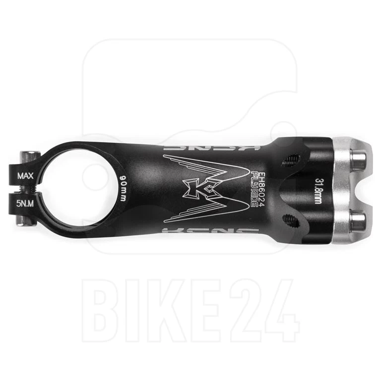 KCNC Fly Ride 31.8 Stem - Black / Silver 4 KCNC Fly Ride 31.8 Stem - Black / Silver - Image 2