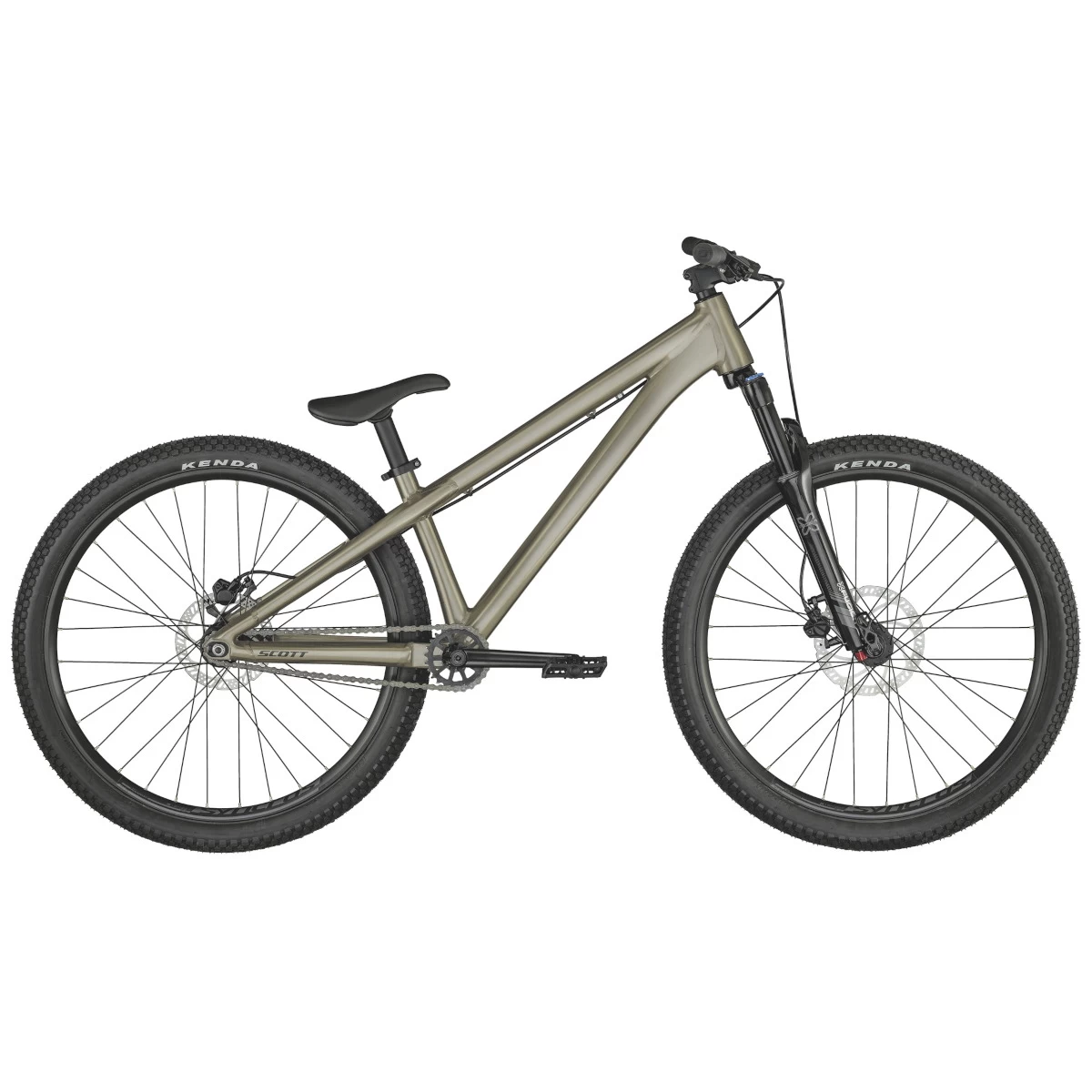 SCOTT VOLTAGE YZ 0.1 - Dirt Jump Bike - 2022 - Smoked Raw / Alloy 3 SCOTT VOLTAGE YZ 0.1 - Dirt Jump Bike - 2022 - Smoked Raw / Alloy