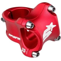Spank Spike Race 2.0 - 31.8 Stem - Shotpeen Red
