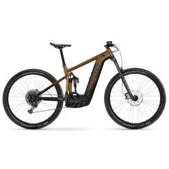 Ghost E-RIOT TRAIL Advanced - Electric Mountain Bike - 2023 - Glossy Black / Gold