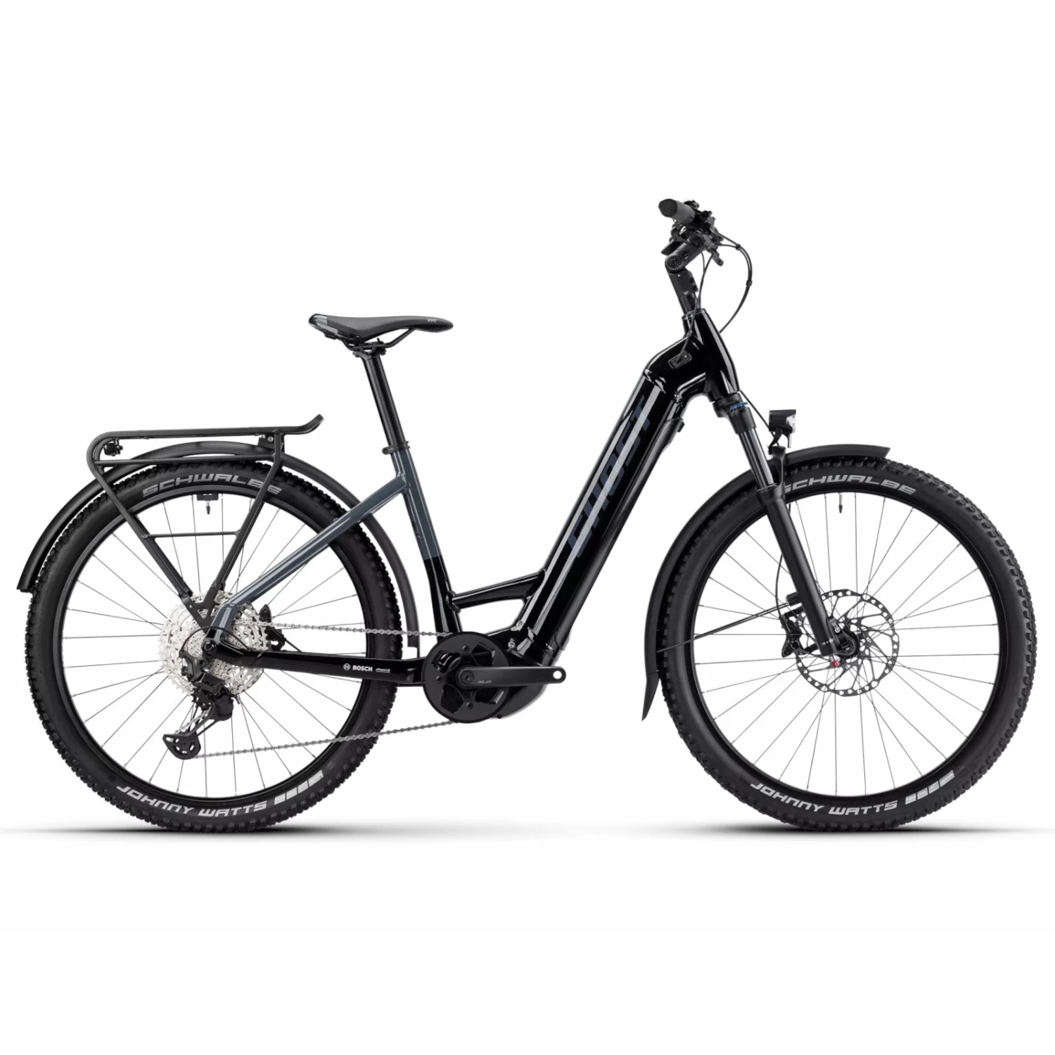 Ghost E-TERU Advanced EQ Low - 27.5" Urban E-Bike - 2023 - Black / Dark Grey 3 Ghost E-TERU Advanced EQ Low - 27.5" Urban E-Bike - 2023 - Black / Dark Grey