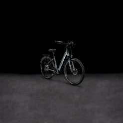 CUBE SUPREME SPORT HYBRID EXC 625 - Easy Entry Electric Bike - 2023 - Graphite / Black -E-Bike World Shop 632402 p 1011591 1401177