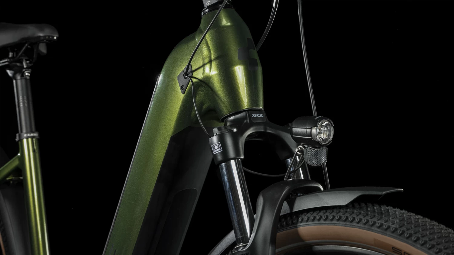 CUBE NURIDE HYBRID Pro 625 Allroad - Easy Entry Electric Bike - 2023 - Shinymoss / Black 8 CUBE NURIDE HYBRID Pro 625 Allroad - Easy Entry Electric Bike - 2023 - Shinymoss / Black - Image 6