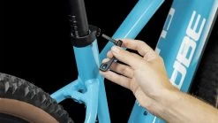 CUBE REACTION HYBRID ONE 625 - Electric Mountain Bike - 2023 - Skyblue / White -E-Bike World Shop 634062 d 0415151 1400768 1