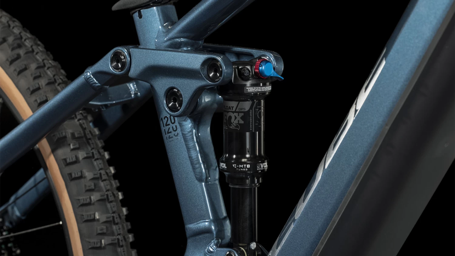 CUBE STEREO HYBRID 120 Race 625 - Electric Mountainbike - 2023 - Petrolblue / Chrome 8 CUBE STEREO HYBRID 120 Race 625 - Electric Mountainbike - 2023 - Petrolblue / Chrome - Image 6
