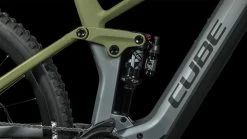 CUBE STEREO HYBRID 140 HPC TM 750 - Carbon Electric Mountainbike - 2023 - Flashgrey / Olive -E-Bike World Shop 636203 d 0221381 1401061