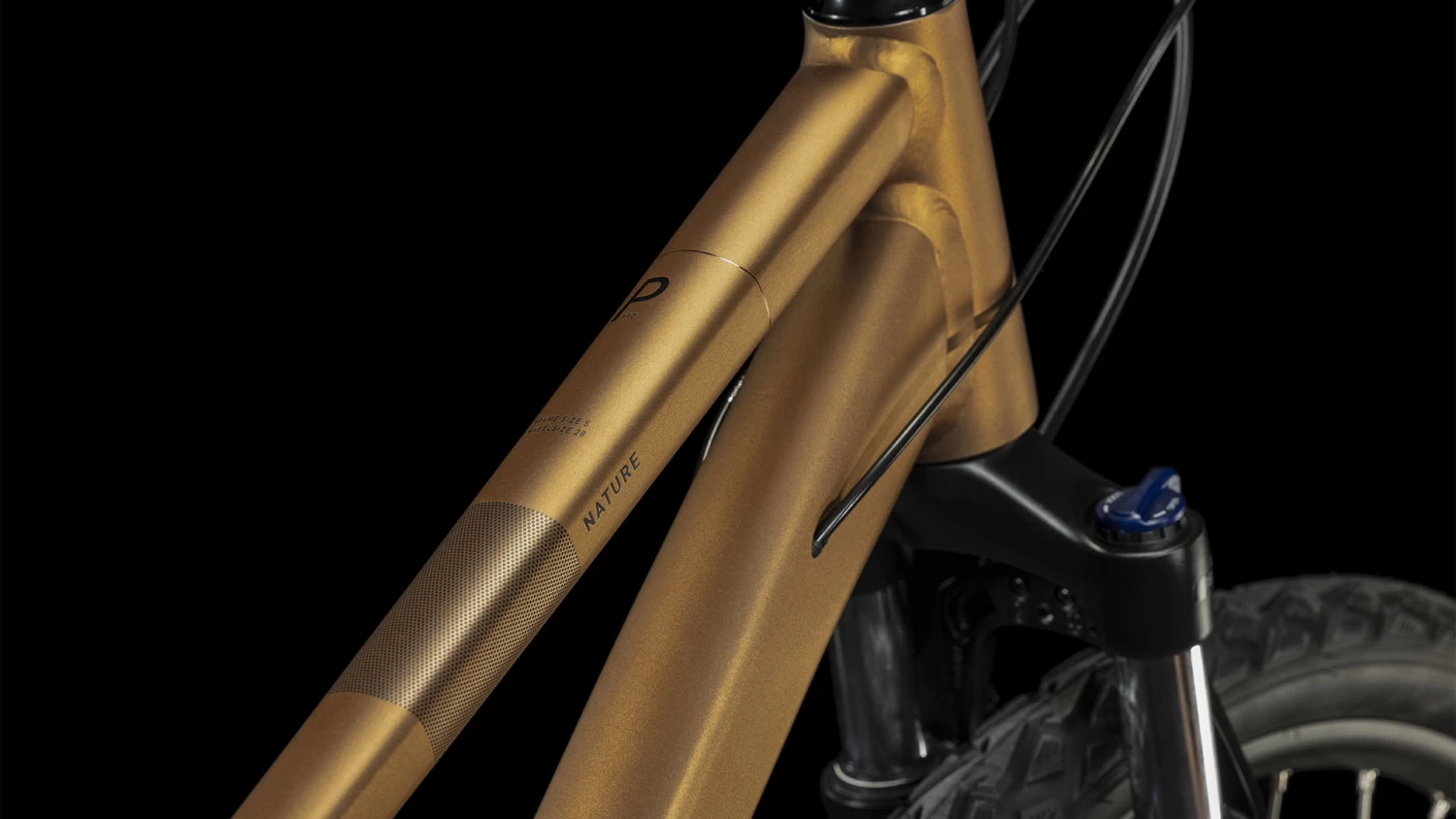 CUBE NATURE Pro - Women Cross Bike - 2023 - Gold / Black A00 6 CUBE NATURE Pro - Women Cross Bike - 2023 - Gold / Black A00 - Image 4
