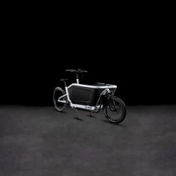 CUBE CARGO SPORT DUAL HYBRID 1000 - Electric Cargo Bike - 2023 - Flashwhite / Black -E-Bike World Shop 689260 p 0030851 1403177