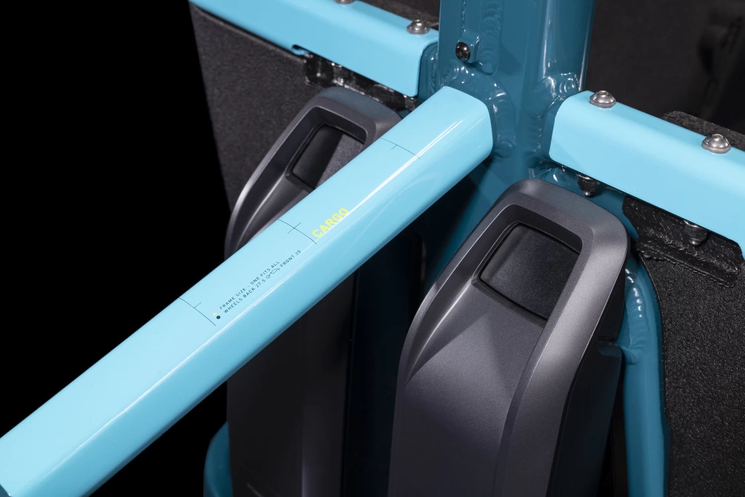 CUBE CARGO DUAL HYBRID 1000 - Electric Cargo Bike - 2023 - Blue / Lime 12 CUBE CARGO DUAL HYBRID 1000 - Electric Cargo Bike - 2023 - Blue / Lime - Image 10