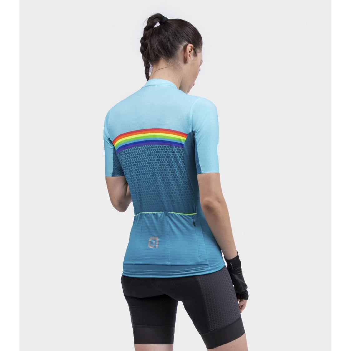 ALE Alé PR.S Bridge Lady Short Sleeve Jersey - Green 5 ALE Alé PR.S Bridge Lady Short Sleeve Jersey - Green - Image 3