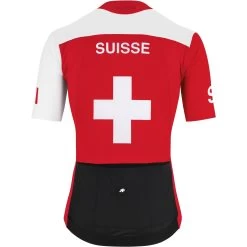 Assos SUISSE FED Short Sleeve Jersey S9 TARGA - National Red -E-Bike World Shop assos suisse fed jersey s9 targa man national red 4 1299081
