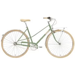 Creme Cycles CAFERACER Lady Uno - Women Citybike - 2023 - Olive Green