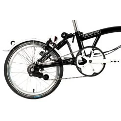 Brompton C Line Explore - 6-Speed - High Bar - Extended Seatpost - 16" Folding Bike - 2022 - Black Matt -E-Bike World Shop c line explore 6 speed high bar extended seatpost black matt 1 5 1214009