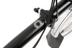 Brompton C Line Explore - 6-Speed - High Bar - Extended Seatpost - 16" Folding Bike - 2022 - Black Matt -E-Bike World Shop c line explore 6 speed high bar extended seatpost black matt 2 1214010