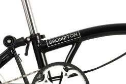 Brompton C Line Explore - 6-Speed - High Bar - Extended Seatpost - 16" Folding Bike - 2022 - Black Matt -E-Bike World Shop c line explore 6 speed high bar extended seatpost black matt 3 1214012