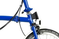 Brompton C Line Utility - 3-Speed - Mid Bar - Standard Seatpost - 16" Folding Bike - 2022 - Picadilly Blue Matt -E-Bike World Shop c line explore 6 speed mid bar standard seatpost picadilly blue matt 6 1215548