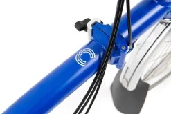 Brompton C Line Utility - 3-Speed - Mid Bar - Standard Seatpost - 16" Folding Bike - 2022 - Picadilly Blue Matt -E-Bike World Shop c line explore 6 speed mid bar standard seatpost picadilly blue matt 7 1215547
