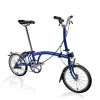 Brompton C Line Utility - 3-Speed - Mid Bar - Standard Seatpost - 16" Folding Bike - 2022 - Picadilly Blue Matt -E-Bike World Shop c line utility 3 speed mid bar standard seatpost picadilly blue matt 1 1218193