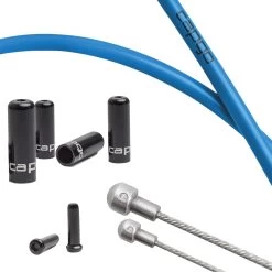 Capgo Blue Line Brake Cable Set - Stainless Steel - PTFE - Shimano/SRAM Road - Blue