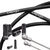 Capgo Orange Line Brake Cable Set - Stainless Steel - Kevlar / PTFE - Shimano/SRAM Road - Black