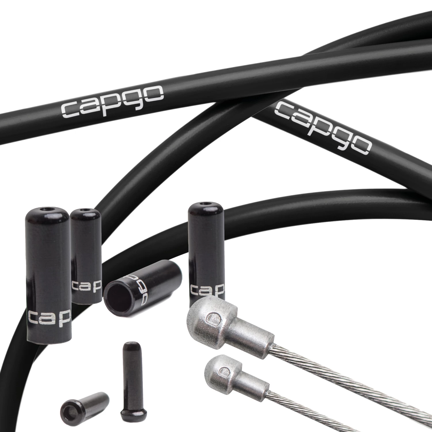 Capgo Orange Line Brake Cable Set - Stainless Steel - Kevlar / PTFE - Shimano/SRAM Road - Black 3 Capgo Orange Line Brake Cable Set - Stainless Steel - Kevlar / PTFE - Shimano/SRAM Road - Black