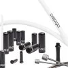 Capgo Orange Line Shift Cable Set - Long - Stainless Steel - Kevlar / PTFE - Shimano/SRAM - White -E-Bike World Shop capgo orange line shift cable set long shimano sram white 984929