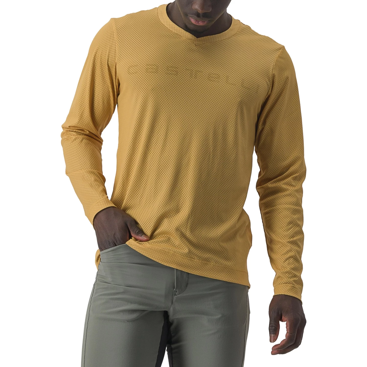 Castelli Trail Tech Longsleeve Tee 2 - Honey 277 6 Castelli Trail Tech Longsleeve Tee 2 - Honey 277 - Image 4