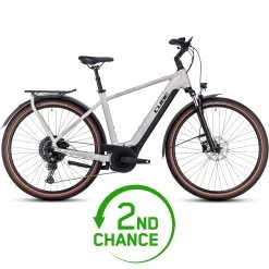 CUBE TOURING HYBRID Pro 625 - Electric Touring Bike - 2023 - Pearlysilver / Black - 2nd Choice