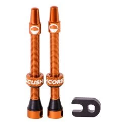 CushCore Tubeless Valve Set - 55mm (2 Pcs.) - Orange