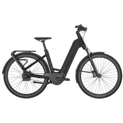 Bergamont E-VILLE PRO BELT - Easy Entry Electric City Bike - 2023 - Shiny Rainbow Black