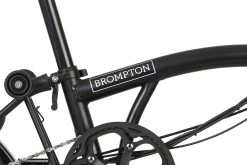 Brompton Electric C Line Explore - 6-Speed - High Bar - Extended Seatpost - 16" Electric Folding Bike - 2023 - Matt Black -E-Bike World Shop electric c line explore 6 speed high bar extended seatpost 6 1451969