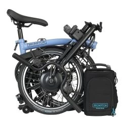 Brompton Electric C Line Explore - 6-Speed - High Bar - Extended Seatpost - 16" Electric Folding Bike - 2023 - Cloud Blue 13 Brompton Electric C Line Explore - 6-Speed - High Bar - Extended Seatpost - 16" Electric Folding Bike - 2023 - Cloud Blue -E-Bike World Shop electric c line explore 6 speed high bar extended seatpost cloud blue 4 1452446