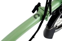Brompton Electric C Line Explore - 6-Speed - Mid Bar - Standard Seatpost - 16" Electric Folding Bike - 2023 - Matcha Green -E-Bike World Shop electric c line explore 6 speed high bar extended seatpost matcha green 8 1452236 1