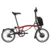 Brompton Electric C Line Explore - 6-Speed - Mid Bar - Standard Seatpost - 16" Electric Folding Bike - 2023 - House Red Matt 2 Brompton Electric C Line Explore - 6-Speed - Mid Bar - Standard Seatpost - 16" Electric Folding Bike - 2023 - House Red Matt -E-Bike World Shop electric c line explore 6 speed mid bar standart seatpost house red 1 1453186