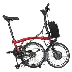 Brompton Electric C Line Explore - 6-Speed - Mid Bar - Standard Seatpost - 16" Electric Folding Bike - 2023 - House Red Matt 12 Brompton Electric C Line Explore - 6-Speed - Mid Bar - Standard Seatpost - 16" Electric Folding Bike - 2023 - House Red Matt -E-Bike World Shop electric c line explore 6 speed mid bar standart seatpost house red 3 1453188