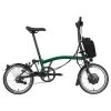 Brompton Electric C Line Explore - 6-Speed - Mid Bar - Standard Seatpost - 16" Electric Folding Bike - 2023 - Racing Green -E-Bike World Shop electric c line explore 6 speed mid bar standart seatpost racing green 1 1452913