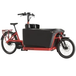 Trek Fetch+ 4 Electric Cargo Bike - 2023 - Lava -E-Bike World Shop fetchplus4 2 portrait 1335064