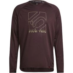 Five Ten Long Sleeve Jersey - Shadow Maroon