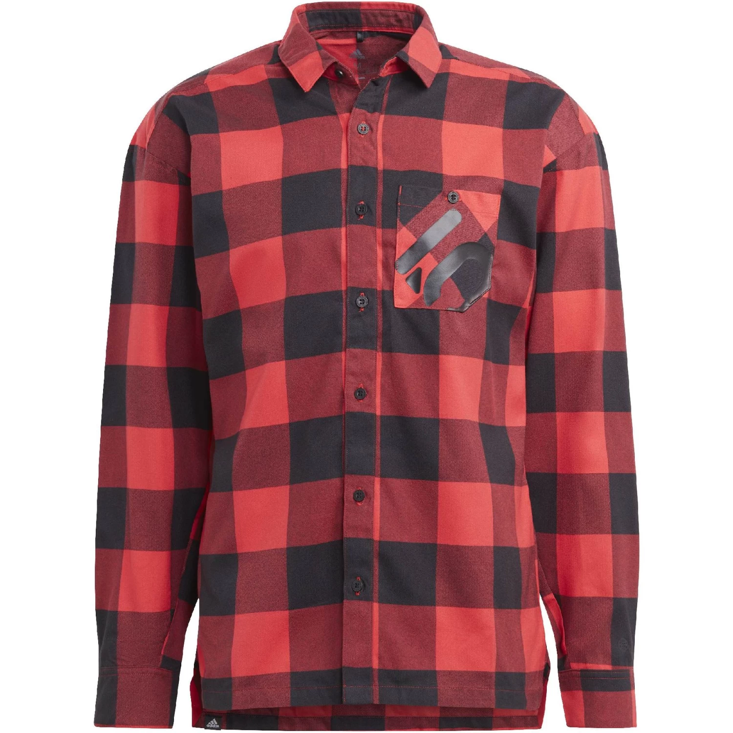 Five Ten Brand Of The Brave Flannel Long Sleeve Top - Red / Black 3 Five Ten Brand Of The Brave Flannel Long Sleeve Top - Red / Black