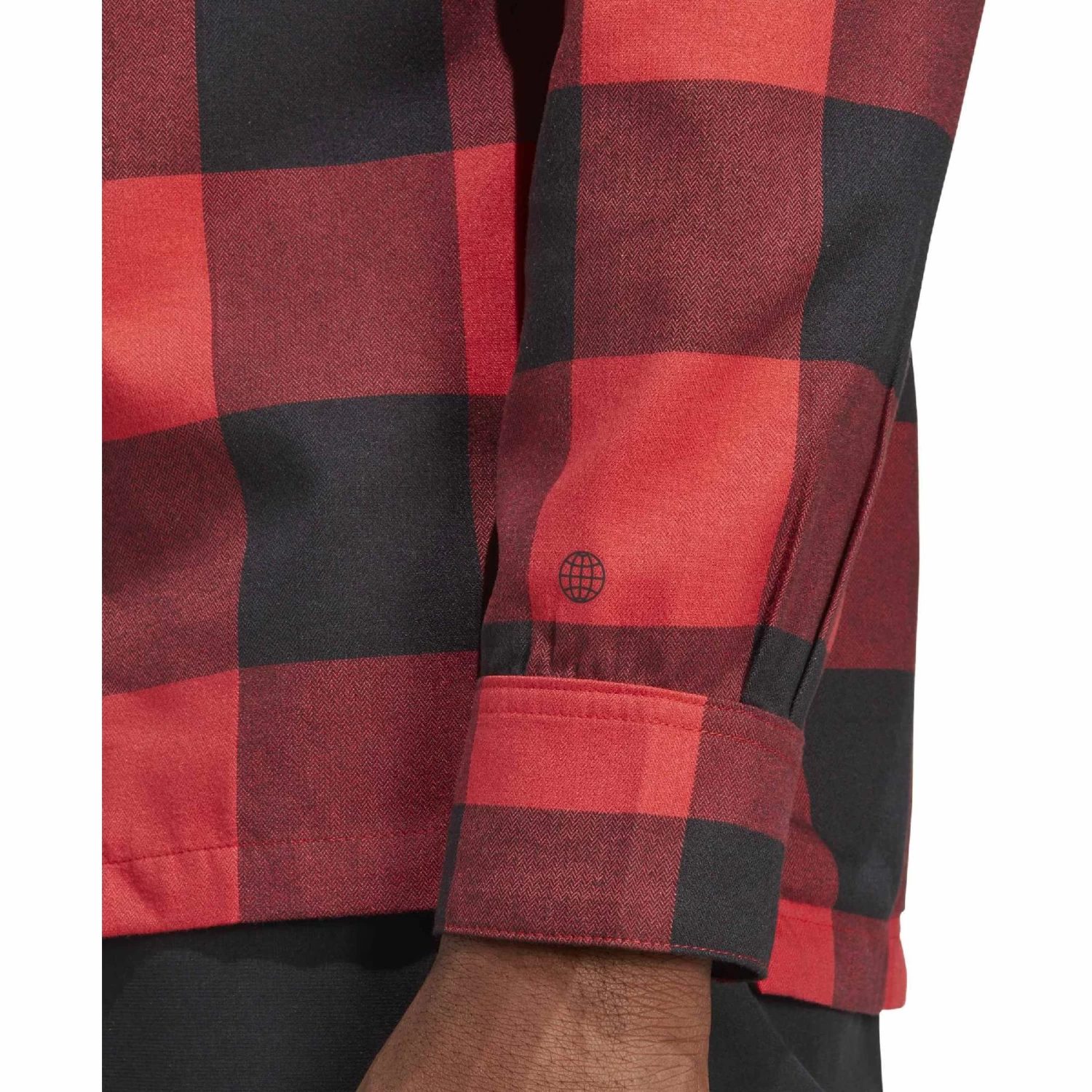 Five Ten Brand Of The Brave Flannel Long Sleeve Top - Red / Black 6 Five Ten Brand Of The Brave Flannel Long Sleeve Top - Red / Black - Image 4