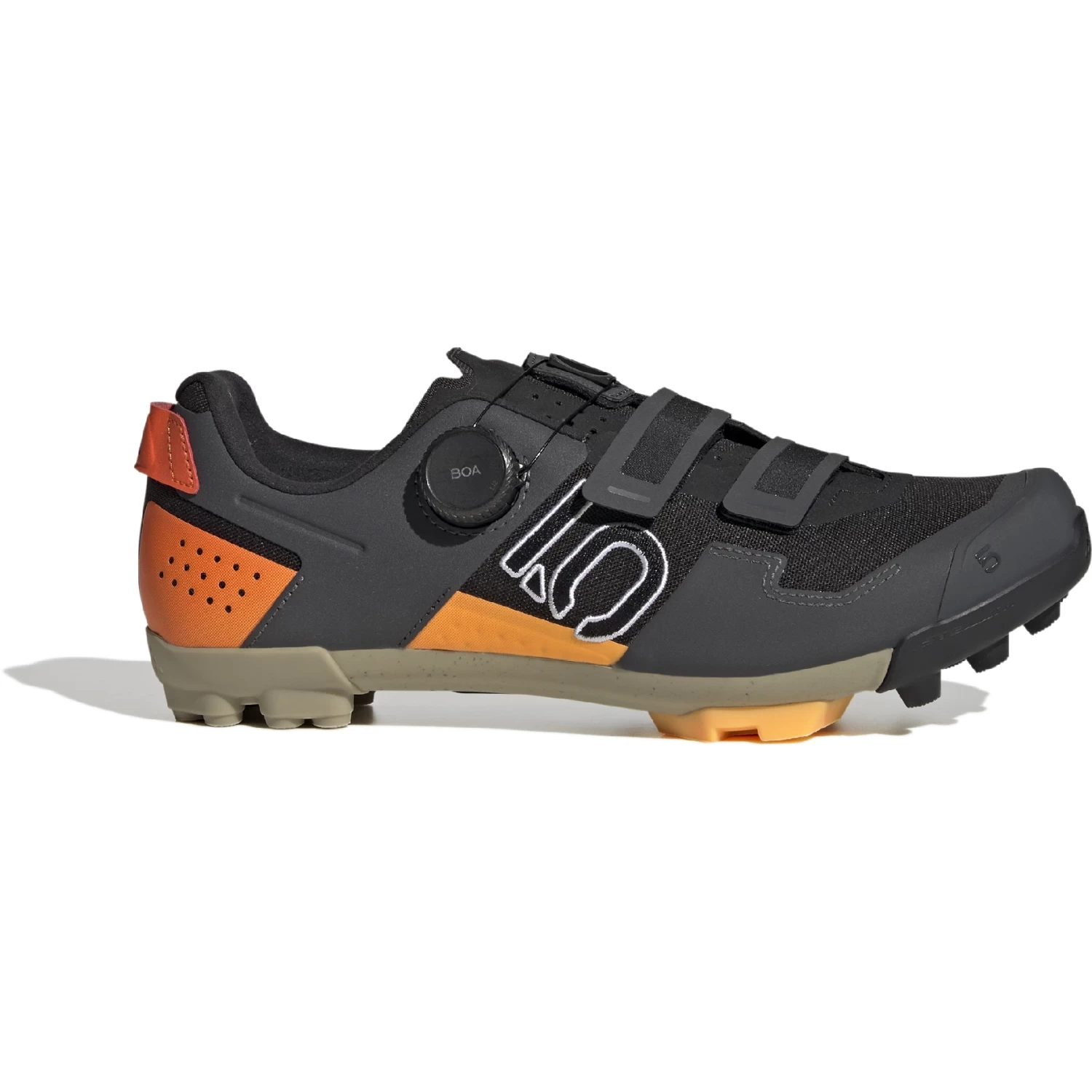 Five Ten Kestrel Boa Mountain Bike Shoes - Core Black / Cloud White / Impact Orange 3 Five Ten Kestrel Boa Mountain Bike Shoes - Core Black / Cloud White / Impact Orange