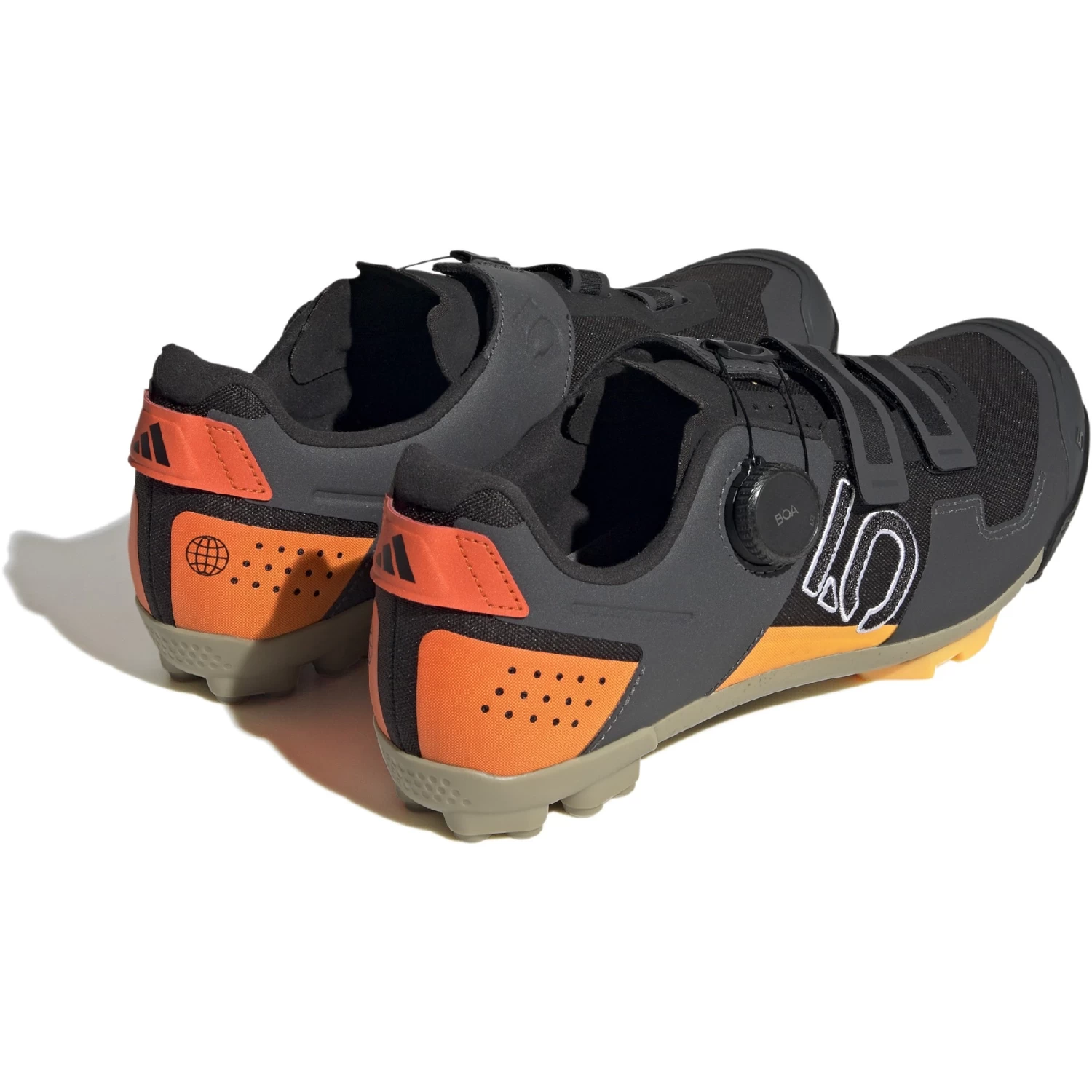 Five Ten Kestrel Boa Mountain Bike Shoes - Core Black / Cloud White / Impact Orange 8 Five Ten Kestrel Boa Mountain Bike Shoes - Core Black / Cloud White / Impact Orange - Image 6